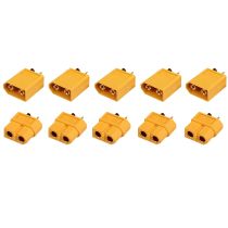 DP-AM1010C, XT60 3,5mm Goudcontacten geel - 5 sets , D-Power, voor €10, Geleverd door Bliek Modelbouw, Neerloopweg 31, 4814RS Breda, Telefoon: 076-5497252